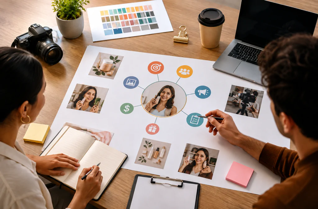 Creator brief explaining content requirements, campaign objectives and key messages