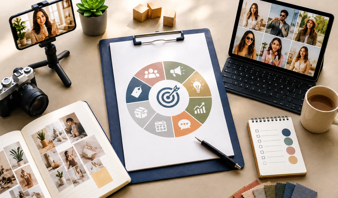 Influencer campaign brief guide showing key elements of a successful creator campaign