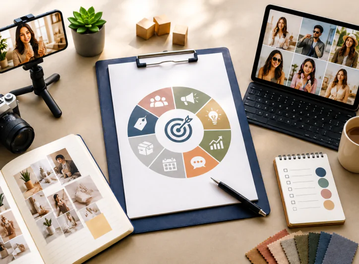 Influencer campaign brief guide showing key elements of a successful creator campaign