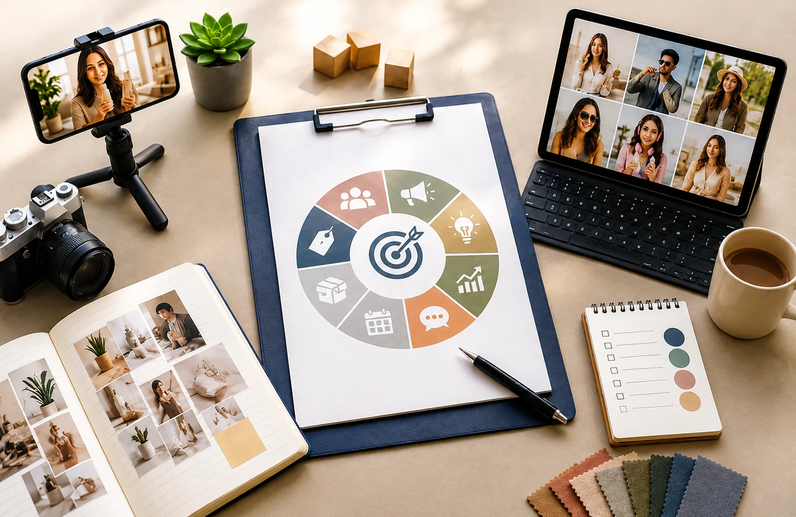 Influencer campaign brief guide showing key elements of a successful creator campaign