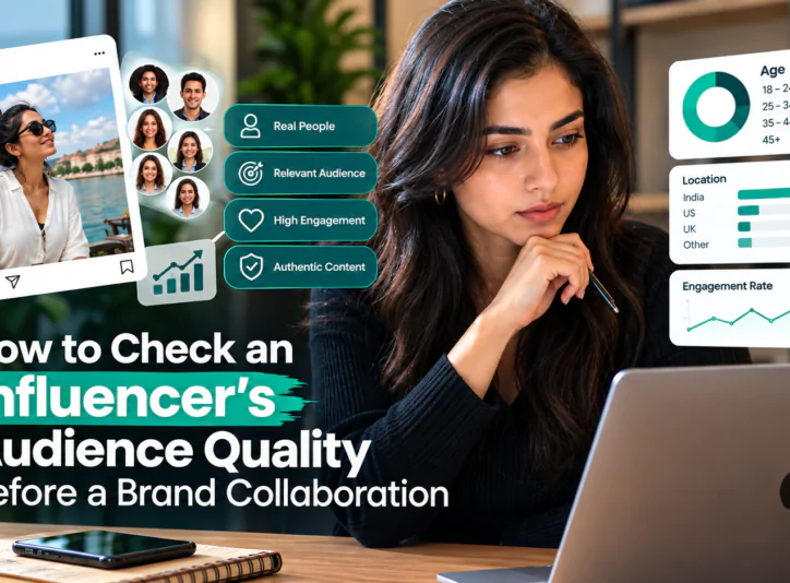 Influencer audience quality analysis before brand collaboration