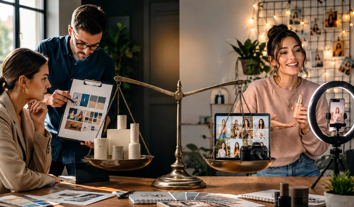 Influencer brand guidelines balancing brand consistency and creative freedom