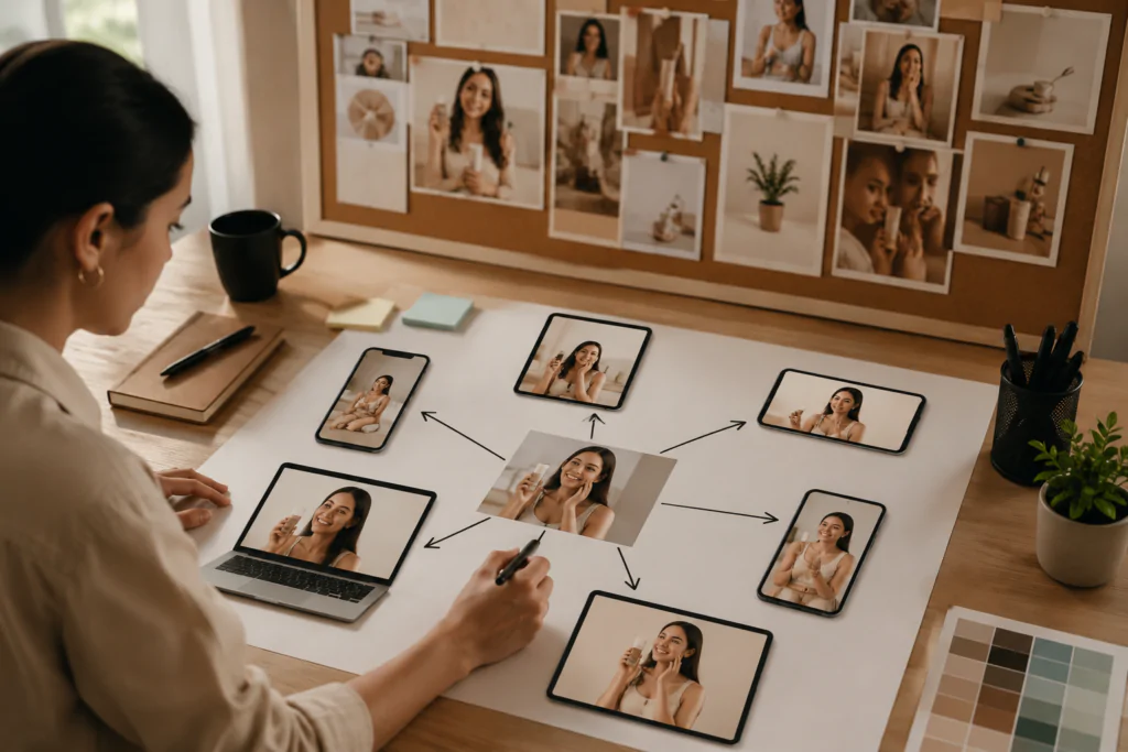 Evergreen creator content including tutorials and product reviews