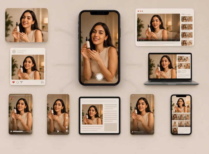 Influencer content strategy for extending creator content shelf life